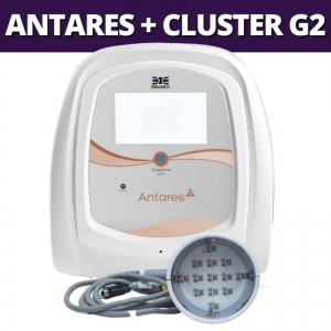 Antares + Aplicador Cluster G2 LED Violeta 410 nm, Azul 450 nm e Vermelho 630 nm - Ibramed