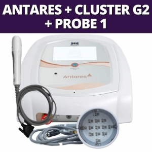 Antares + Cluster G2 LED Violeta 410nm, Azul 450nm e Vermelho 630nm + Probe 1 LED RGB - Ibramed