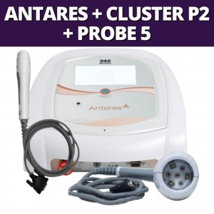 Antares + Cluster P2 LED Vermelho 630nm e Infravermelho 850nm + Probe 5 Laser Infravemelho 904nm - Ibramed - Imagem 2