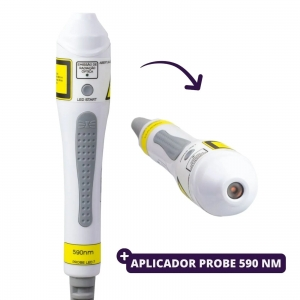 Aplicador Probe LED Âmbar P7 590 nm - Caneta para Laserpulse Portátil Ibramed