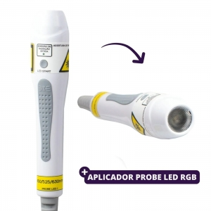 Aplicador Probe P1 LED RGB - Caneta para Laserpulse Portátil - Ibramed - Imagem 2