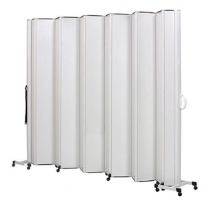 Biombo Sanfonado em PVC 1,99 x 1,65m C/ 8 Lâminas e 2 Haste - BCF