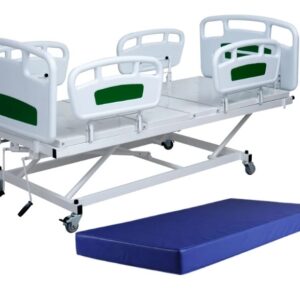 Cama Fowler Injetada Elevação 3 Manivelas S-8800-C Com Colchão D-28 - Salutem Hospitalares