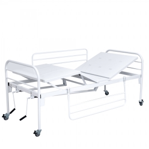 Cama Hospitalar 2 Movimentos Até 5 Posições e Rodinhas até 120Kg S-0180-A - Salutem - Imagem 2