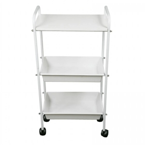 Carrinho Auxiliar 1 Prateleira e 2 Bandejas