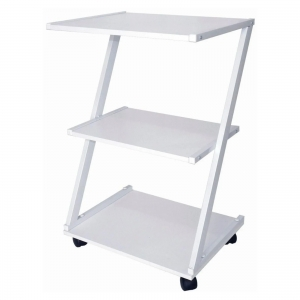Carrinho Auxiliar em Z Metálico 3 Prateleiras