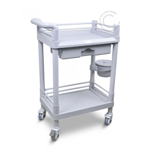 Carrinho Multiuso Hospitalar para ECG Bisturi e Curativos - Imagem 2