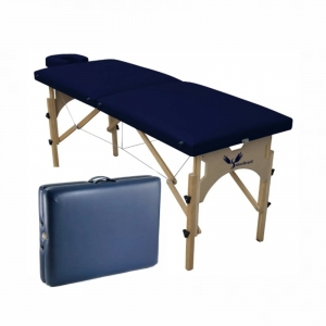 Maca Portátil Maleta Ibiza - Altura Regulável Azul Escuro