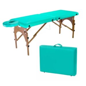 Maca Portátil Maleta Ibiza - Altura Regulável Verde Escuro